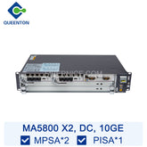 Huawei MA5800-X2 OLT DC (19 pulgadas) 2 ranuras equipadas con 2*MPSA 1*PISA